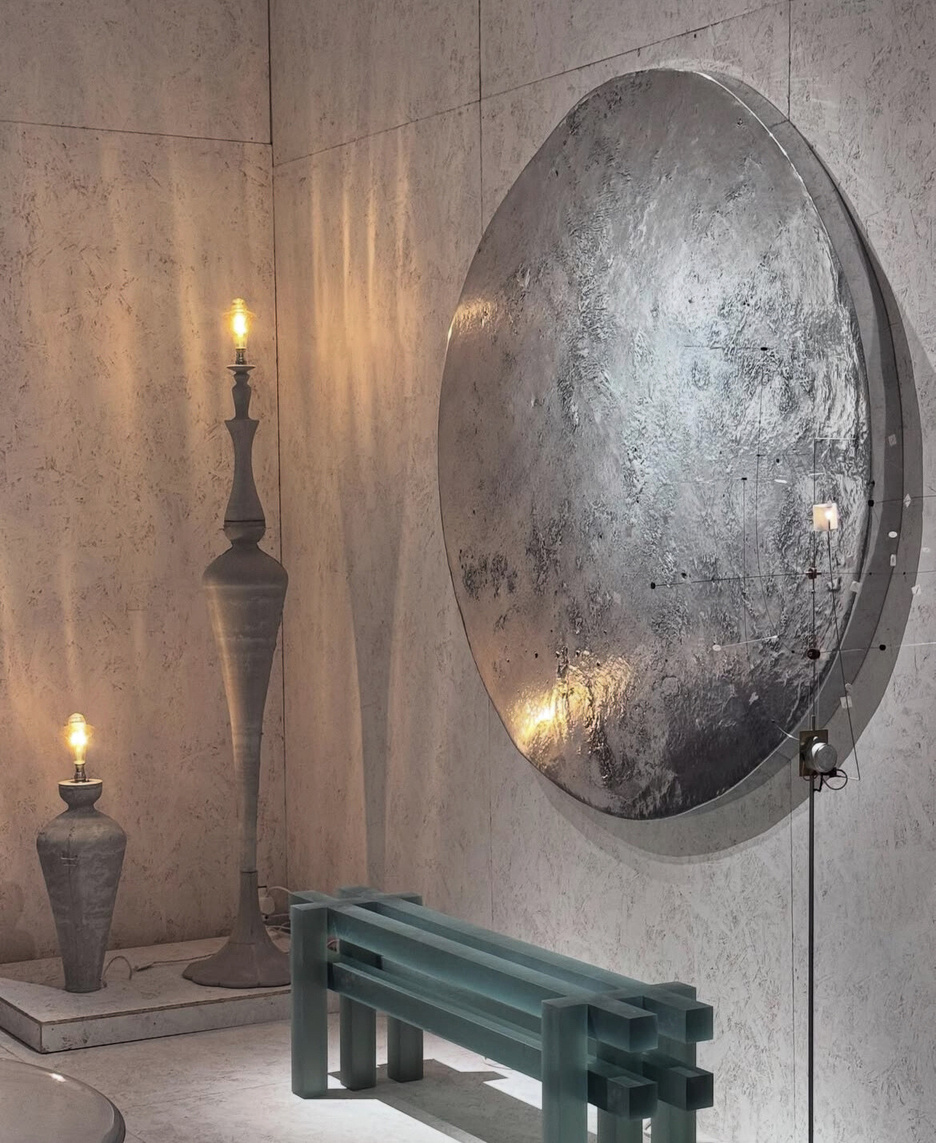 Béton Raffiné lighting sculptures displayed at 88 Gallery London